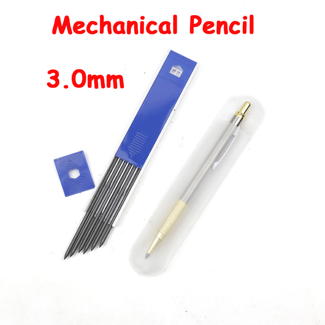 Metalowy ołówek automatyczny 2.0/3.0mm 2B wysokiej jakości dla prac stolarskich - Wianko - 11