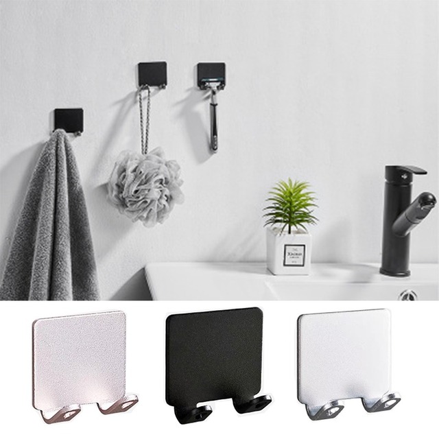 Półka z lustrem do łazienki z aluminiowym przednim haczykiem i bezdotykowy stojak na maszynkę do golenia - Wianko - 4