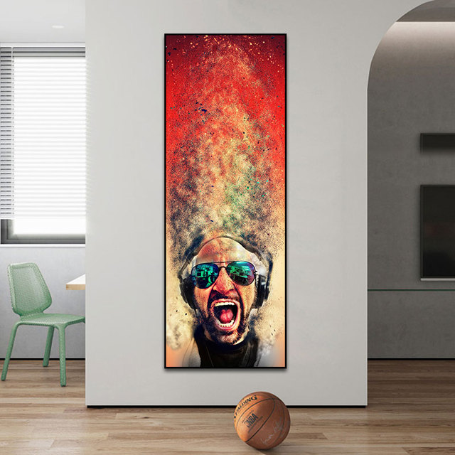 Obrazy Funny fire Canvas - dekoracje salonu w nowoczesnym stylu - Wianko - 7