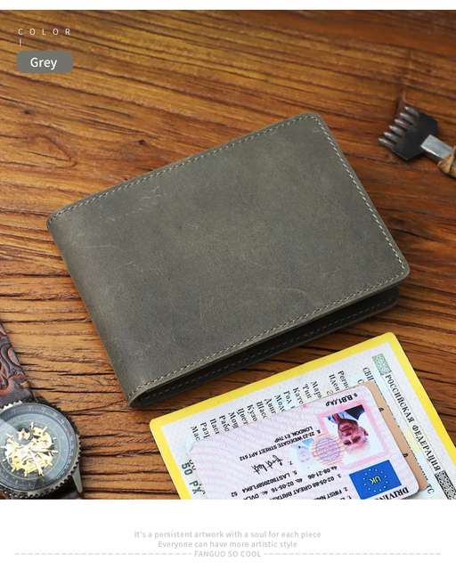 Etui na karty i dokumenty – uchwyt na dokumenty samochodowe i karty kredytowe z prawdziwej skóry w stylu retro - Wianko - 12