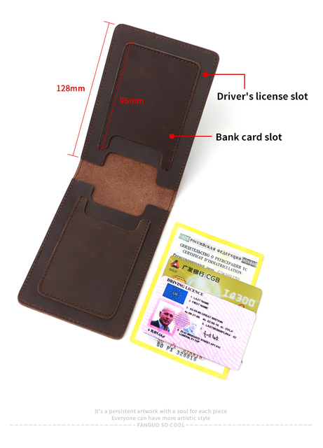 Etui na karty i dokumenty – uchwyt na dokumenty samochodowe i karty kredytowe z prawdziwej skóry w stylu retro - Wianko - 9