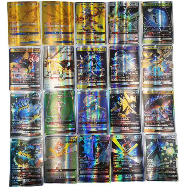 Karta Pokemon kolekcjonerska holograficzna Bord Vmax GX Mega Tag - angielska wersja, dla dzieci, prezent - Wianko - 17