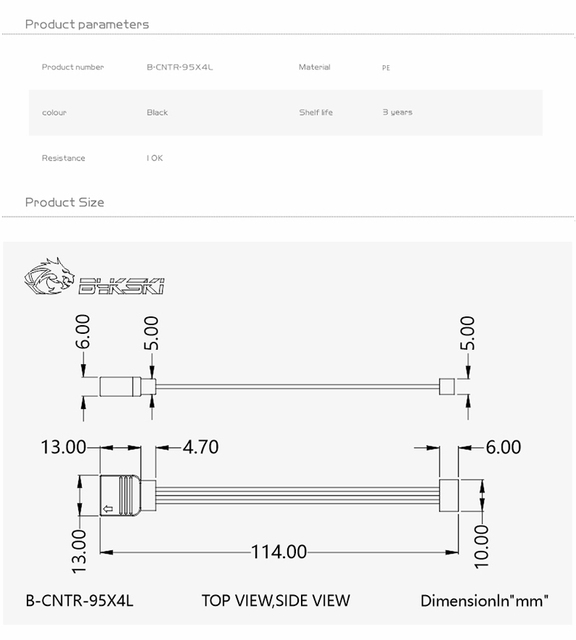 Kabel do świateł ASUS AURA RGB/RBW o długości 10cm - Wianko - 9