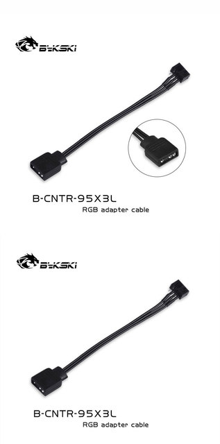 Kabel do świateł ASUS AURA RGB/RBW o długości 10cm - Wianko - 5
