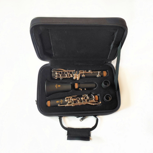 Klarnet 17 klucz Falling Tune B, wykonany w Japonii, korpus z bakelitu, instrument dęty drewniany - Wianko - 12