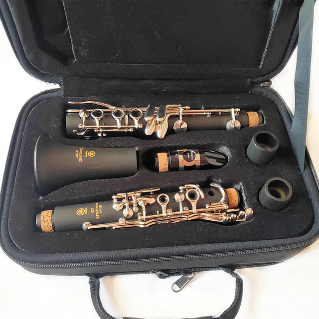 Klarnet 17 klucz Falling Tune B, wykonany w Japonii, korpus z bakelitu, instrument dęty drewniany - Wianko - 11