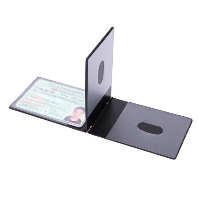 Etui na dokumenty, karty kredytowe i prawo jazdy - aluminiowe, cienkie i podróżne - Wianko - 3