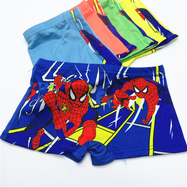 Chłopięce bokserki Spiderman Disney, 3 sztuki, miękkie majtki dla dzieci - Wianko - 1