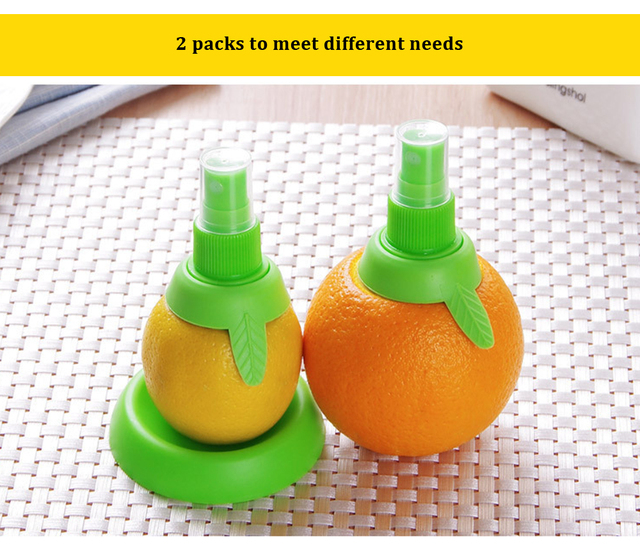 Wyciskarka soków z dwoma rozmiarami w jednym opakowaniu - pomarańczowy sok cytryny, spray mgły - Wianko - 7