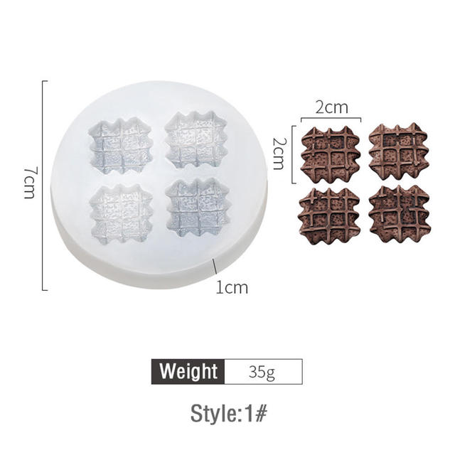 Forma silikonowa do wypieku ciast, kanapek i wafli - narzędzie do dekoracji czekoladowego kremu i glazury DIY - Wianko - 3