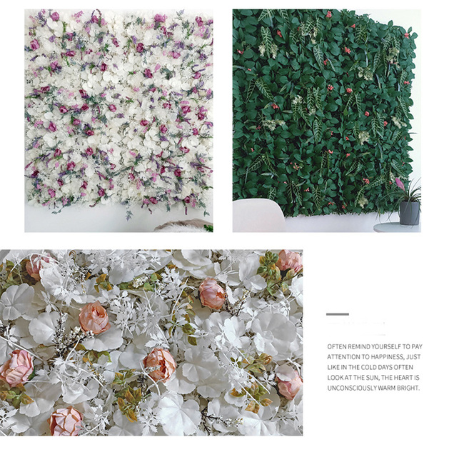 Sztuczne kwiaty dekoracyjne na ślub, imprezy - Panele z wieszonymi wisteriami i różami - Wianko - 17