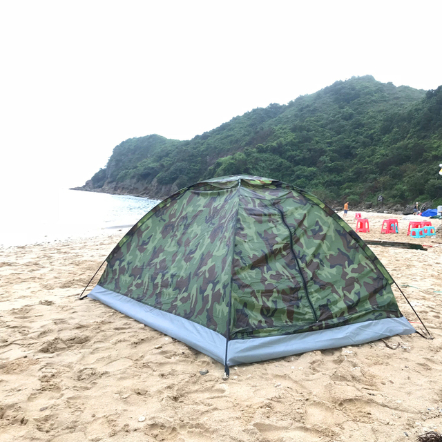 2-osobowy namiot plażowy Outdoor Camping - markiza turystyczna do wędkowania, piesze wycieczki i pikniki - Wianko - 7