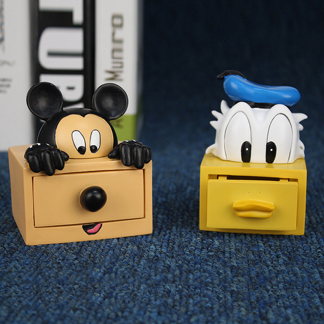 Figurka zabawkowa Mickey Mouse, Donald Duck, Stitch i Puchatek Disney - idealna dekoracja wnętrz dla dzieci - Wianko - 6
