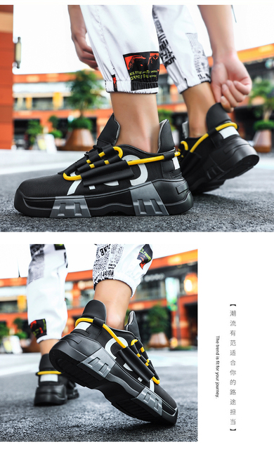 Kobiece buty sportowe męskie na platformie, białe, oddychające, w trendzie, zaprojektowane przez męskiego projektanta, dla mężczyzn - Wianko - 30