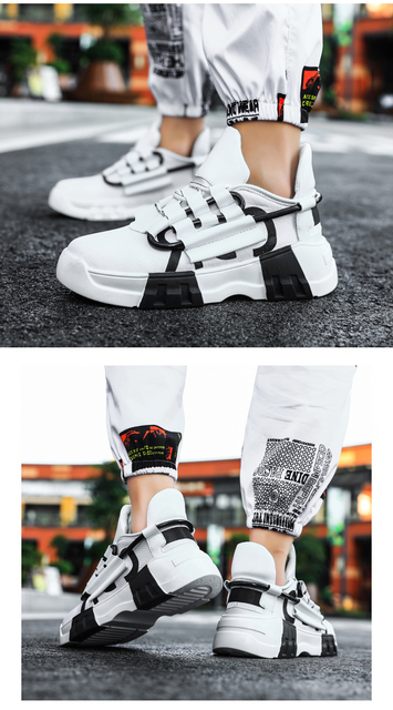 Kobiece buty sportowe męskie na platformie, białe, oddychające, w trendzie, zaprojektowane przez męskiego projektanta, dla mężczyzn - Wianko - 18