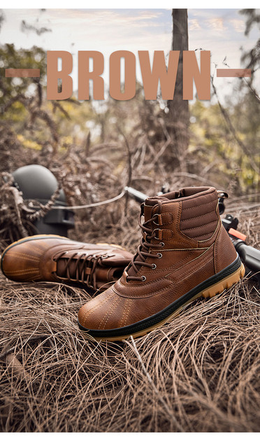 Wodoodporne męskie buty taktyczne specjalne siły wojskowe skórzane buty wysokiej jakości na pustynię Outdoor Men buty trekingowe - Wianko - 30