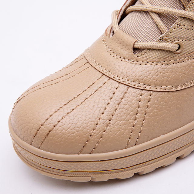 Wodoodporne męskie buty taktyczne specjalne siły wojskowe skórzane buty wysokiej jakości na pustynię Outdoor Men buty trekingowe - Wianko - 9