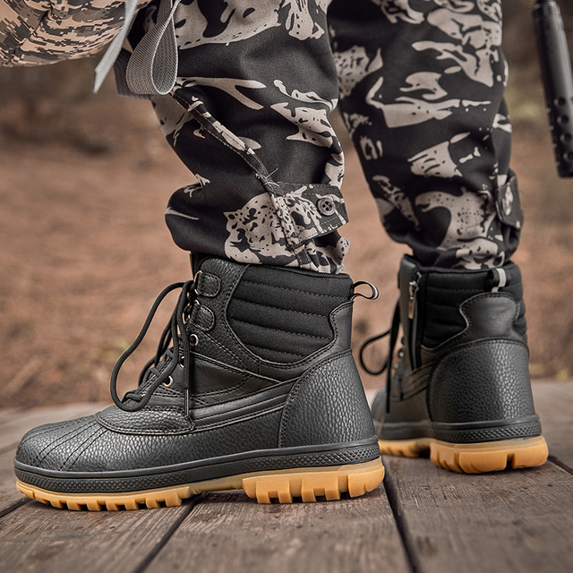 Wodoodporne męskie buty taktyczne specjalne siły wojskowe skórzane buty wysokiej jakości na pustynię Outdoor Men buty trekingowe - Wianko - 25