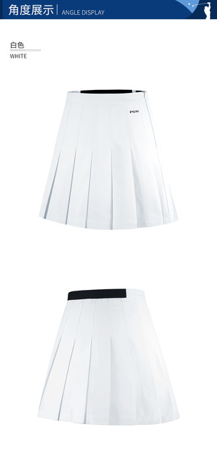 PGM Spódnica golfowa jesień Casual plisowana, krótka spódnica sportowa dla kobiet - QZ071 - Wianko - 8