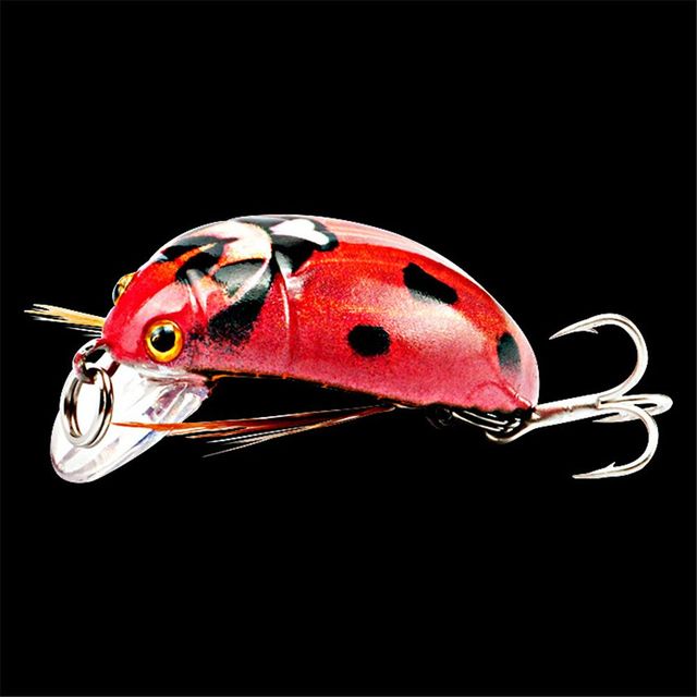 Przynęta wędkarska cykada 38mm/4.1g do połowu ryb, przynęty owadowe Bug, Sea Beetle, pływające woblery dla wędkarstwa basowego i karpiego - Wianko - 10