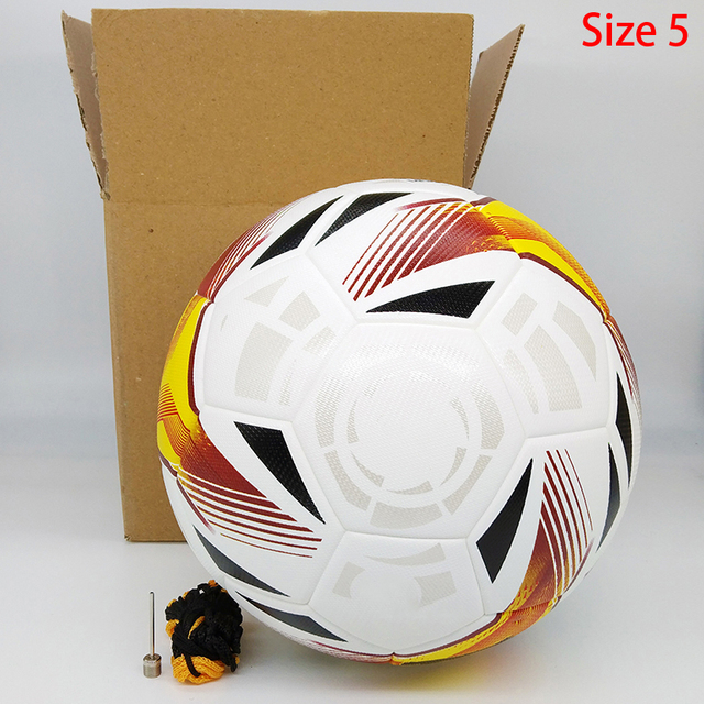 Piłka nożna 2021 rozmiar 5 do treningu, wysoka jakość PU bez szwów z własnym logo - Wianko - 4