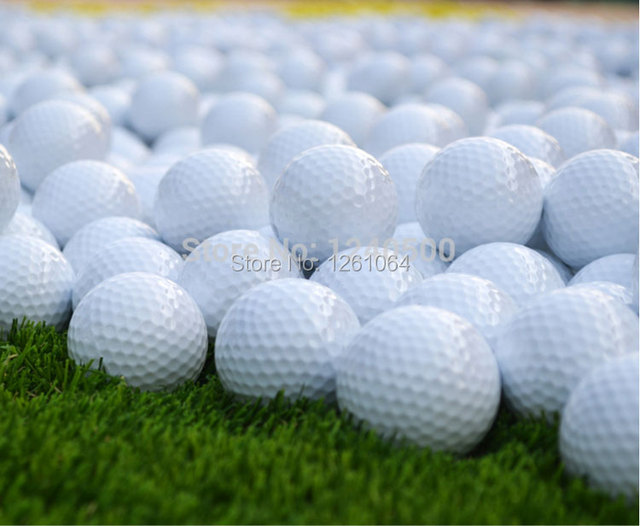 Nowe, 2-warstwowe kluby golfowe z 10 piłkami golfowymi - odległe treningowe, piłki meczowe, 10 sztuk/worek - Wianko - 2