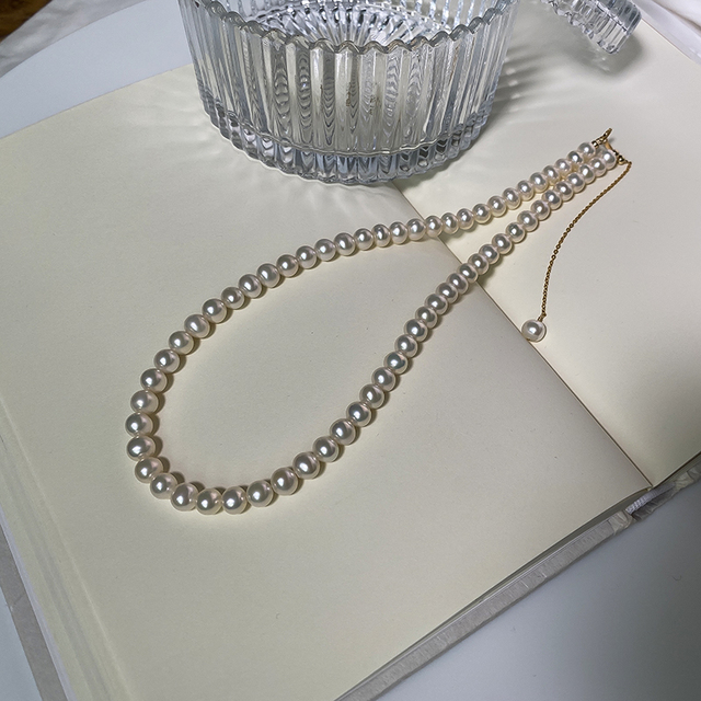Elegancki biały Choker z perłą dla kobiet - Trendy naszyjnik 2021 - Wianko - 7