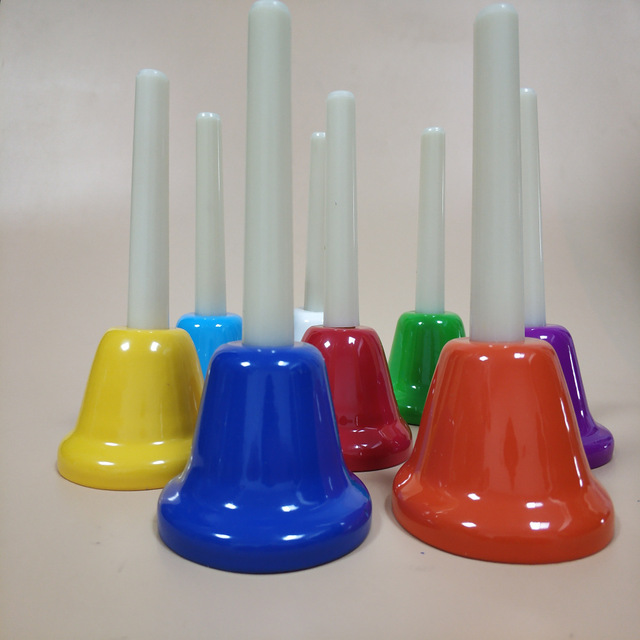 Instrument perkusyjny Orff 8-dźwiękowy zegar dla dzieci - grzechotka muzyczna przedszkolnych zabawek - Wianko - 3