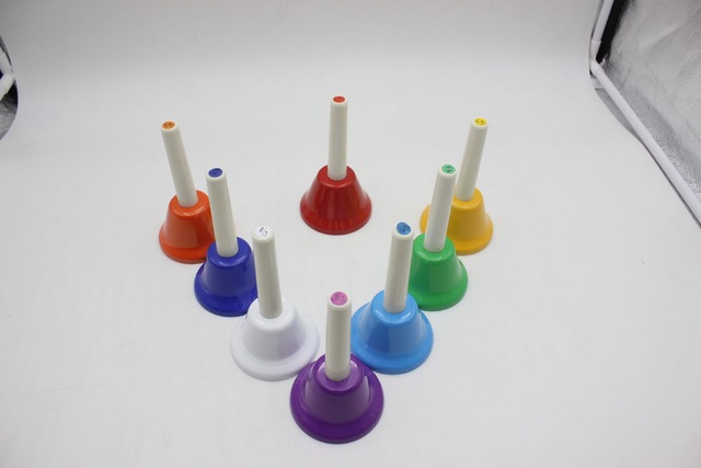 Instrument perkusyjny Orff 8-dźwiękowy zegar dla dzieci - grzechotka muzyczna przedszkolnych zabawek - Wianko - 4