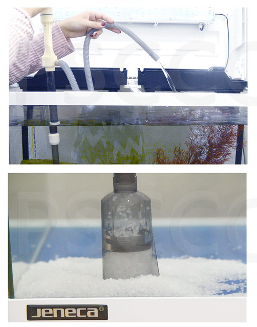Automatyczna elektryczna pompa do czyszczenia akwarium z filtrem i zmieniaczem wody - Wianko - 20