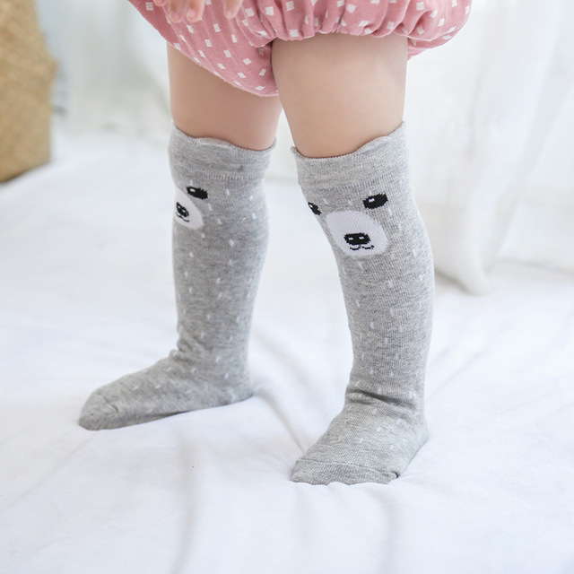 Pończochy dziecięce zimowe ocieplacze na nogi - długie rajstopy baletowe z gumową antypoślizgową podeszwą - Wianko - 10