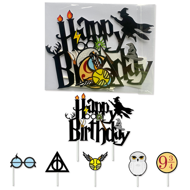 Nowy motyw Harries - lateksowy balon magiczny Potter dekoracja urodzinowa dla dzieci - zabawka Globos Cumpleanos infantylne dla dzieci - Figurka akcji - Wianko - 9