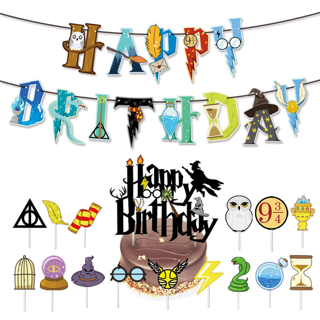 Nowy motyw Harries - lateksowy balon magiczny Potter dekoracja urodzinowa dla dzieci - zabawka Globos Cumpleanos infantylne dla dzieci - Figurka akcji - Wianko - 6