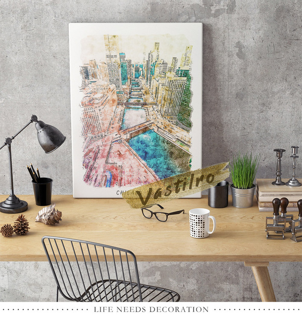 Plakat Amsterdam i Nowy Jork – dekoracje podróżnicze, malarstwo na płótnie, naklejki ścienne z mapą, prezent do domu - Wianko - 2