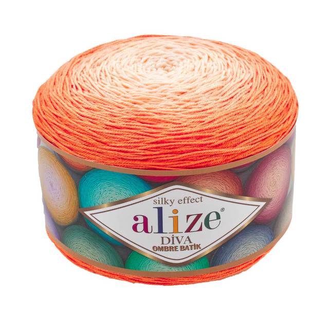 Sweter z mikrofibry akrylowej ombre tie dye Alize Diva 250 g / 875 m - Wianko - 11
