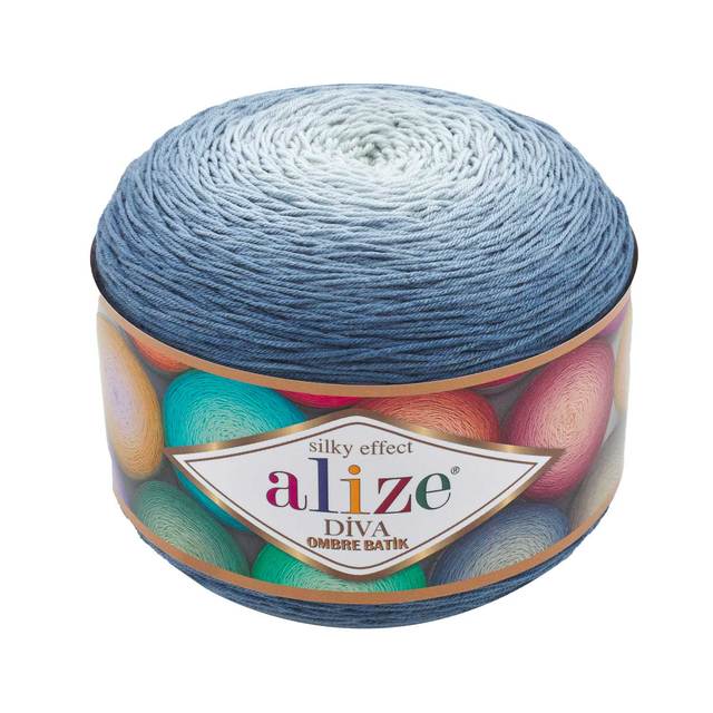 Sweter z mikrofibry akrylowej ombre tie dye Alize Diva 250 g / 875 m - Wianko - 5