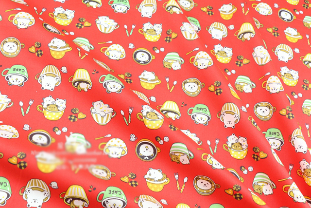 Tkanina DIY Cartoon do szycia - idealna na sukienki, kołdry i pościele dla dzieci - Wianko - 33