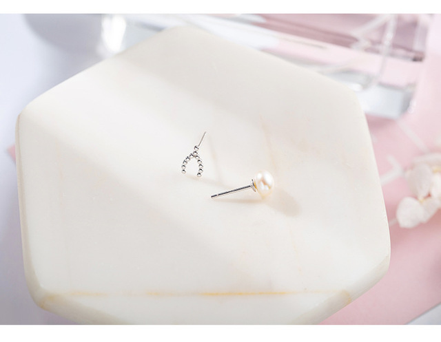 Kolczyki ze srebra wysokiej próby 925 ze sztyftem i naturalną perłą słodkowodną dla kobiet - Wianko - 9