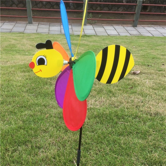Nowy 3D wielki wiatraczek z zwierzęciem - pszczoła do ogrodu - Wianko - 2