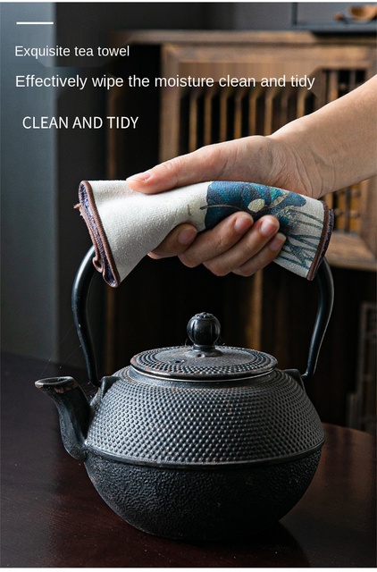 Ręcznik kuchenny Zen o wysokiej klasy, silnej absorpcji wody - zestaw do herbaty - Wianko - 6