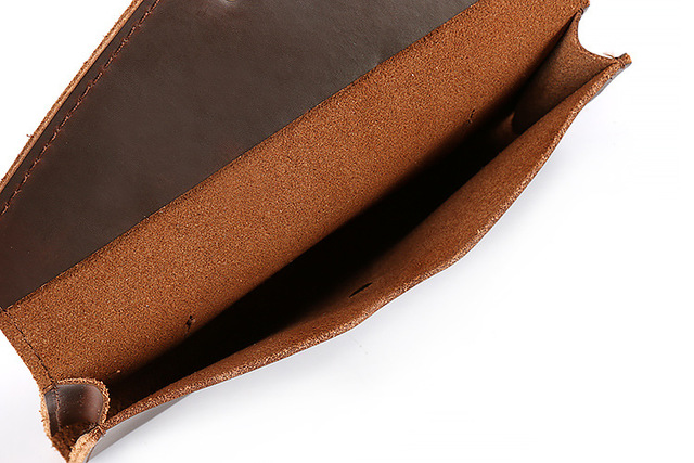 Luksusowy portfel męski - Vintage, długie długie portfele wykonane z bydlęcej skóry, brązowy kolor - Wianko - 14