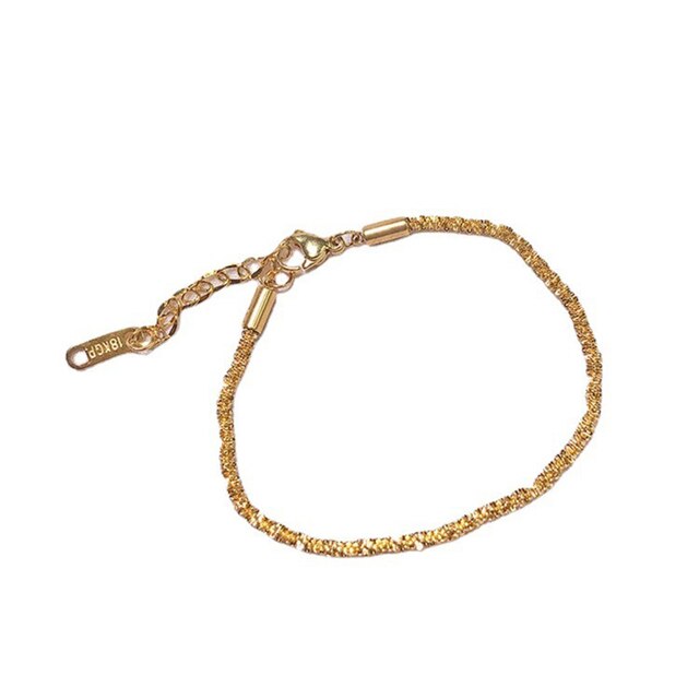 Bransoletka Rope Chain łańcuszkowa ze stali nierdzewnej 316L w złotym kolorze 2021 - Wianko - 5