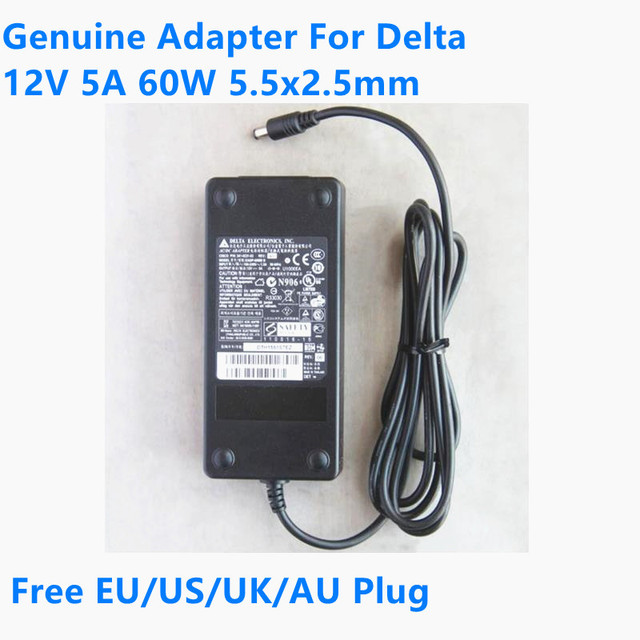 Oryginalny Adapter AC 12V 5A 60W 5.5x2.5mm DELTA EADP-60MB B do laptopa CISCO 341-0231-03 LITEON PA-1600-2A-LF - Wianko - 5