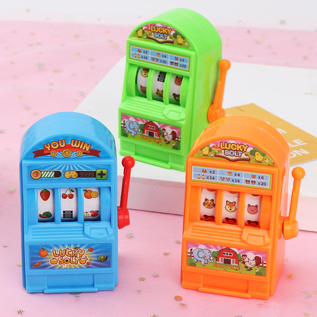 Mini automat do gier Lucky Jackpot - zabawka antystresowa dla dzieci, śmieszna gadżetowa maszyna Bank, replika prezentu świątecznego - Wianko - 4