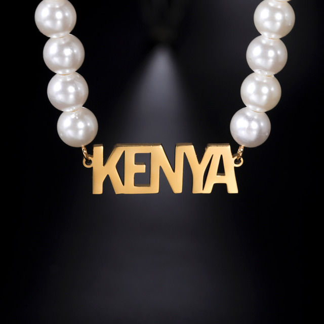 Naszyjnik z perłami Cazador Fashion – spersonalizowana biżuteria dla kobiet i dziewczynek z nierdzewnej stali - Wianko - 8