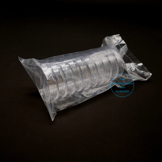 10 sztuk Lab 60mm - jednorazowe plastikowe naczynie Petriego do kultury laboratoryjnej - Wianko - 3