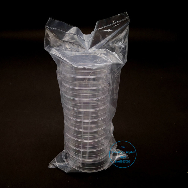 10 sztuk Lab 60mm - jednorazowe plastikowe naczynie Petriego do kultury laboratoryjnej - Wianko - 1
