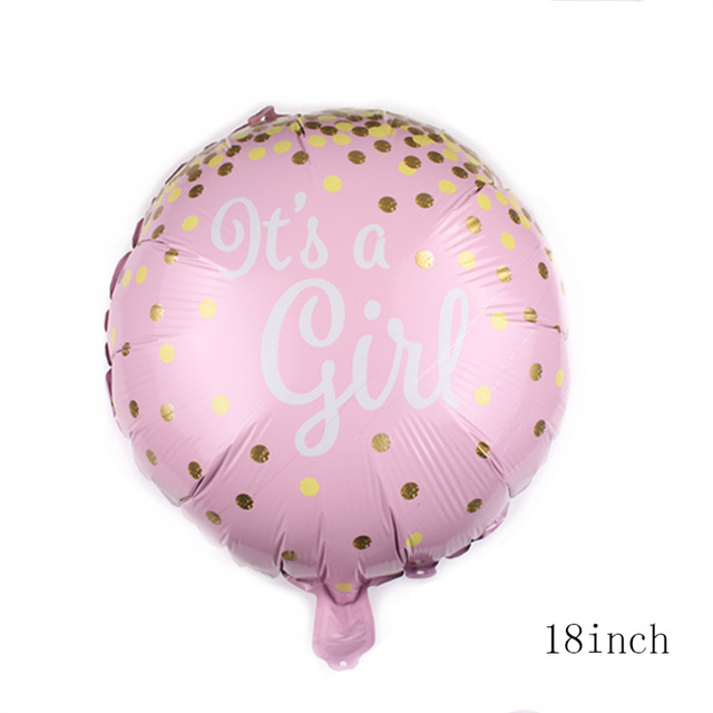 Foliowe balony na pierwsze urodziny chłopca - dekoracje na Baby Shower i 1. roczek dla dziewczynki - Wianko - 5