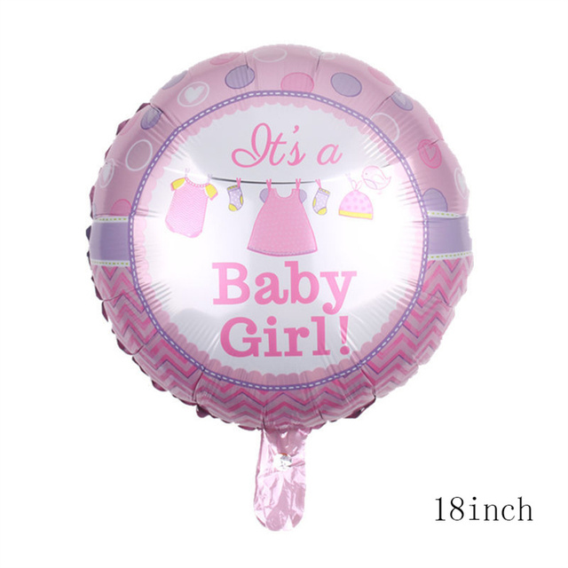Foliowe balony na pierwsze urodziny chłopca - dekoracje na Baby Shower i 1. roczek dla dziewczynki - Wianko - 7