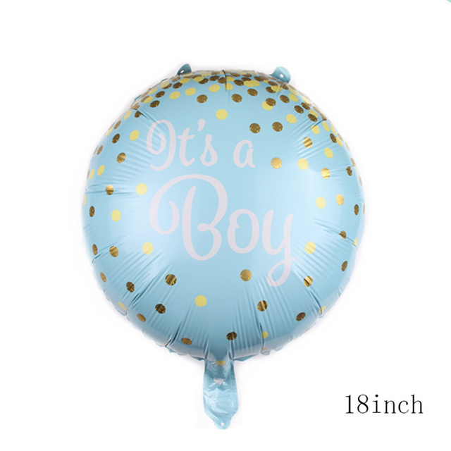 Foliowe balony na pierwsze urodziny chłopca - dekoracje na Baby Shower i 1. roczek dla dziewczynki - Wianko - 6
